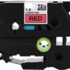 Brother Tape Black on Red (TZe451)
