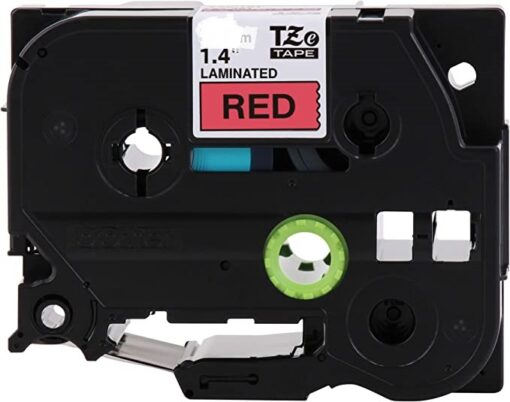 Brother Tape Black on Red (TZe451)