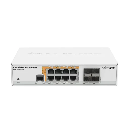 MikroTik (CRS112-8P-4S-IN) Gigabit Ethernet Smart Switch