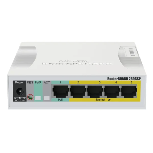 Mikrotik RB260GSP (CSS106-1G-4P-1S) Switch