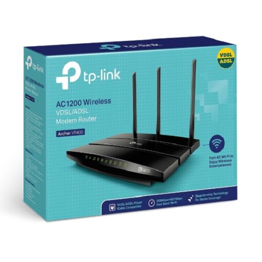 TP-LINK Archer VR400 AC1200 Wireless VDSL/ADSL Modem Router