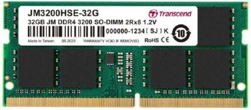 Transcend 32GB JM DDR4 3200 SO-DIMM 2Rx8 2Gx8 (JM3200HSE-32G)