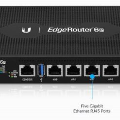 Ubiquiti Edge Router 6Port Gigabit Router with 1 SFP Port (ER-6P-US)
