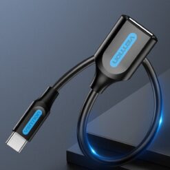 Vention USB C Male-Female OTG Cable 0.15M-Ven-CCSBB