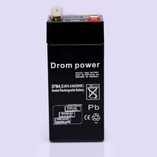 DROM POWER 4V 4.5AH LEAD ACID BATTERY