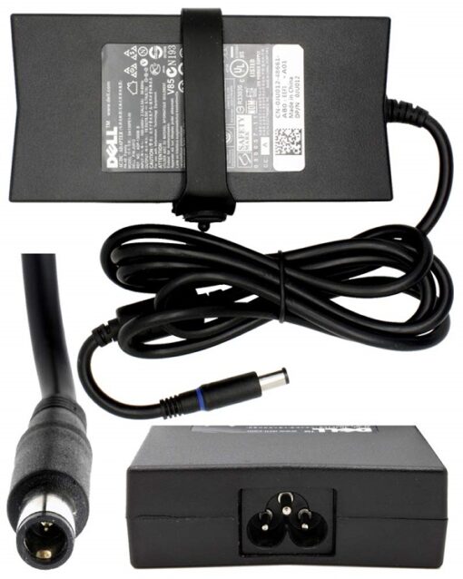 Dell Laptop Power Adapter 130w 19.5V 6.7A & Power Cable