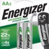 ENERGIZER RECHARGABLE BATTERY AA. 2pack
