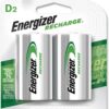ENERGIZER SIZE D. 2PACK Rechargeable battery