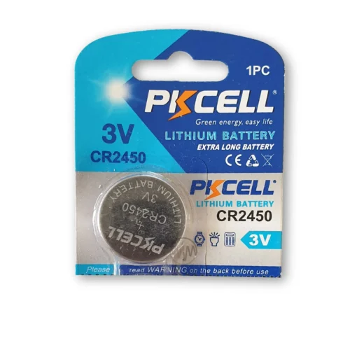 PKCELL LITHUM BATTERY 3V. CR2450