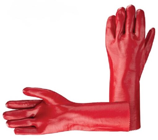 Single dip grease and oil resistant Fits to all hands 14″ Chemical Resistant Glove Ideal for Automotive, fisheries, pharmaceutical, petroleum refining, forestry, general purpose, maintenance, manufacturing, painting and chemical handling