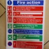 STANDARD-FIRE-ACTION-SIGN