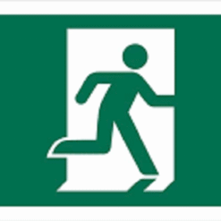 STANDARD FIRE EXIT SIGN