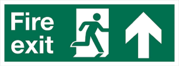STANDARD FIRE EXIT SIGN
