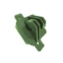 Strainer insulator-MEPS Plastic green