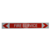 SERVICE FIRE STICKER