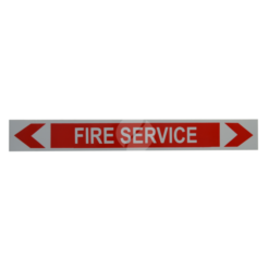 SERVICE FIRE STICKER