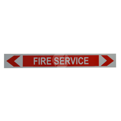 SERVICE FIRE STICKER