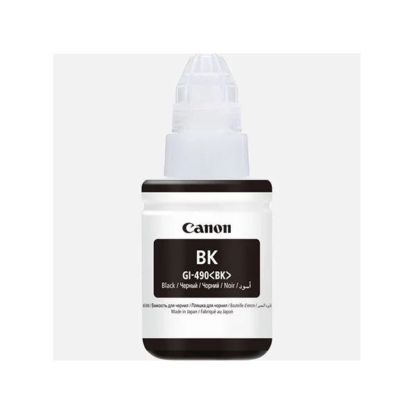 Canon 0663C001 GI-490 Ink Bottle, Black