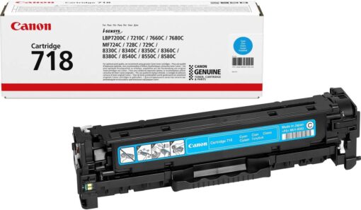 Canon 718C Cyan Toner Cartridge