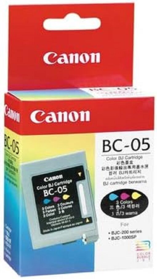 Canon BC-05 Color Inkjet Cartridge (500 Page Yield)