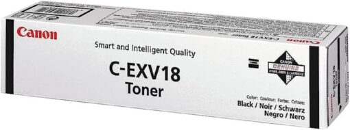 Canon C-EXV18 Black Toner Cartridge (0386B002AA)