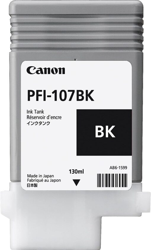 Canon PFI-107 Photo Black Dye Ink Tank cartridge