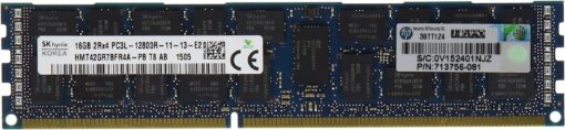 HP 16GB 2RX4 PC3L-12800R-11 DDR3 1600 Memory