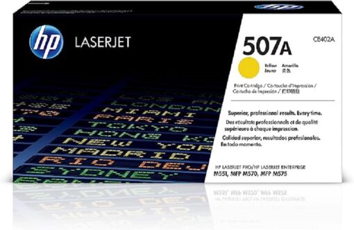 HP 507A Yellow LaserJet Toner Cartridge