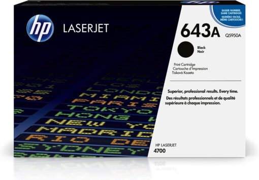 HP 643A Black Laser Jet Toner Cartridge