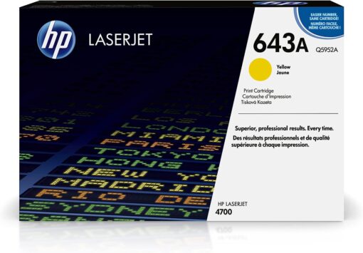 HP 643A Yellow Laser Jet Toner Cartridge