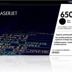 HP 650A Black LaserJet Toner Cartridge