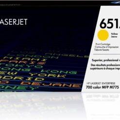 HP 651A Yellow LaserJet Toner Cartridge