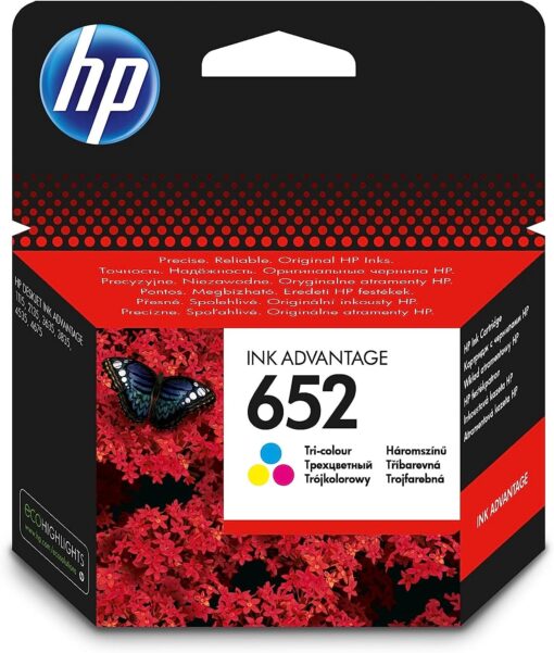 HP 652 Tri-color Original Ink Cartridge