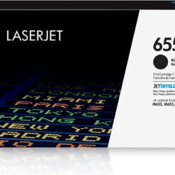 HP 655A Black LaserJet Toner Cartridge