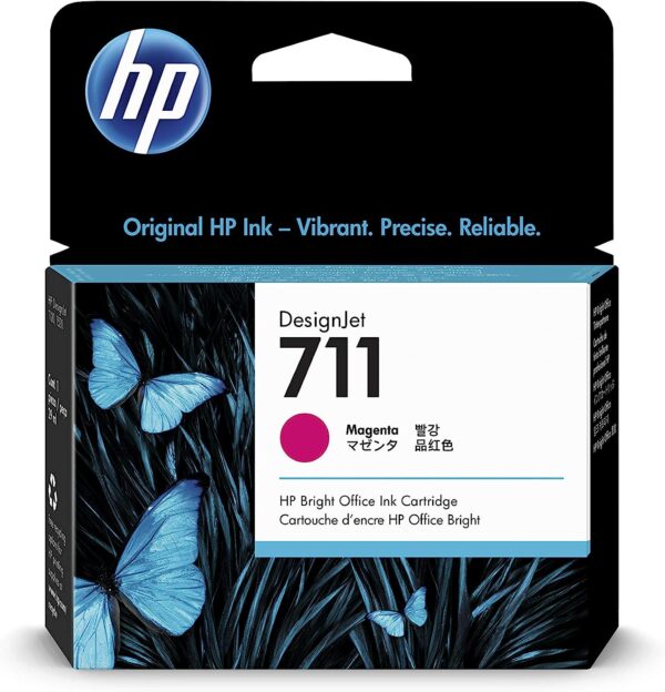 HP 711 29-ml Magenta Designjet Ink Cartridge (CZ131A)
