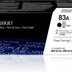 HP 83A 2-pack Black Original LaserJet Toner Cartridges