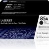 HP 85A 2-pack Black Original LaserJet Toner Cartridges