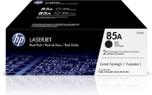 HP 85A 2-pack Black Original LaserJet Toner Cartridges