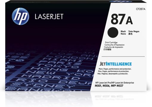 HP 87A Black LaserJet Toner Cartridge