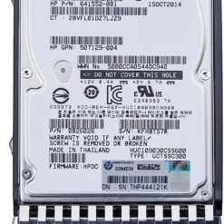 HPE 300GB SAS 6G Enterprise 10k SFF 2.5" SC DS HDD