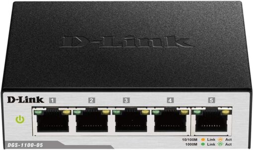 D-Link DGS-1100-05/E 1000Base-T Easy Smart gigabit Switch