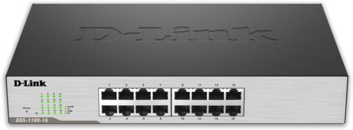 D-Link DGS-1100-16 Ports 10/100/1000Mbps Smart Gigabit Switch