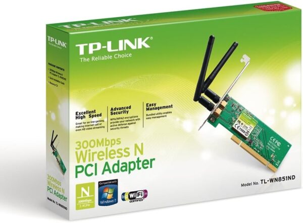 Tplink 300Mbps Wireless N PCI Adapter TL-WN851ND