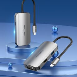 Vention USB-C 4 in 1 DOCKING STATION-VEN TOAHB