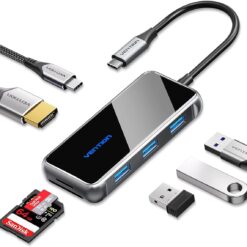 Vention USB-C 7 in 1 DOCKING STATION-VEN TOJHB