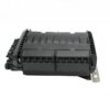 Black Fiber Access Terminal (FAT) with 1x16 bare splitter