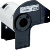 Brother DK-11207 CD/DVD Film Label Roll Black on White