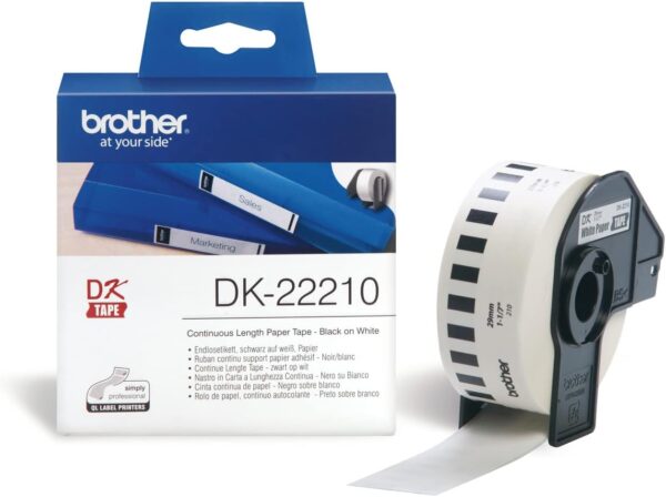 Brother DK-22210 29mm Wide Continuous Labels 