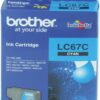 Brother Genuine LC67C Ink Cartridge