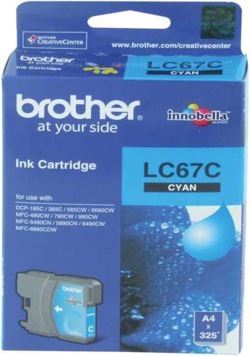 Brother Genuine LC67C Ink Cartridge